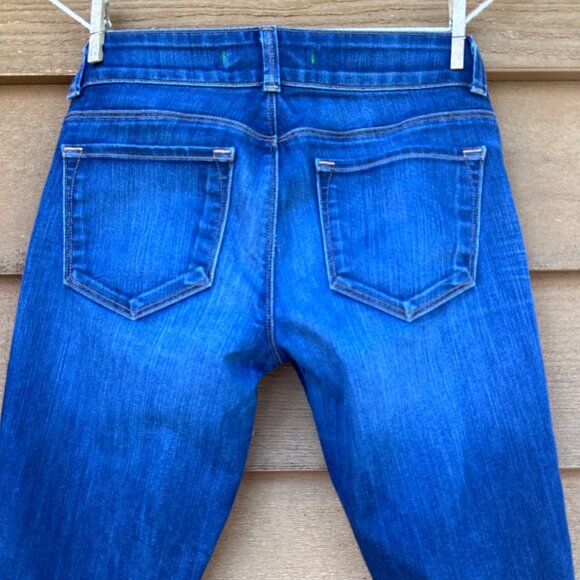 J Brand "Love Story Bell Bottoms" Womens Flared Jeans Size 26 Blue Denim Cotton - Picture 11 of 15